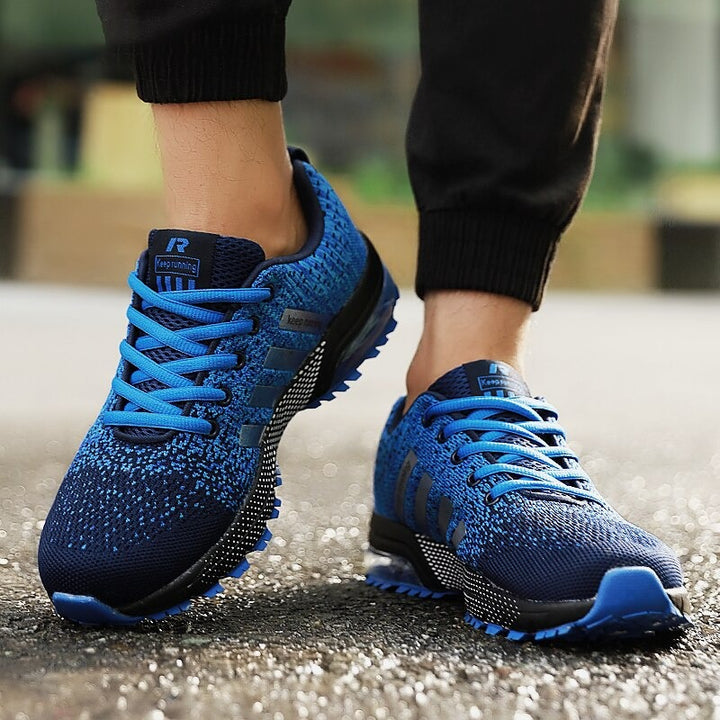 Atmungsaktives Obermaterial der Movix Air Unisex Sneaker. Leichte Alltagsschuhe für maximalen Tragekomfort den Tag.
