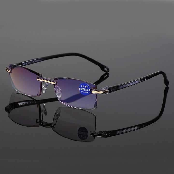 Unisex Multifokal-Lesebrille VisionPlus mit Anti-Blau-Licht Filter. Klares Sehen und Augenschutz für Damen und Herren.