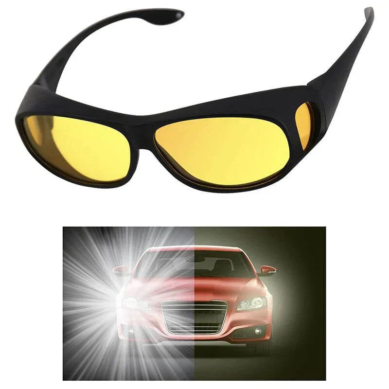 Komfortable Nachtfahrbrille für Männer & Frauen. Bietet optimalen Augenschutz und klare Sicht im Dunkeln.