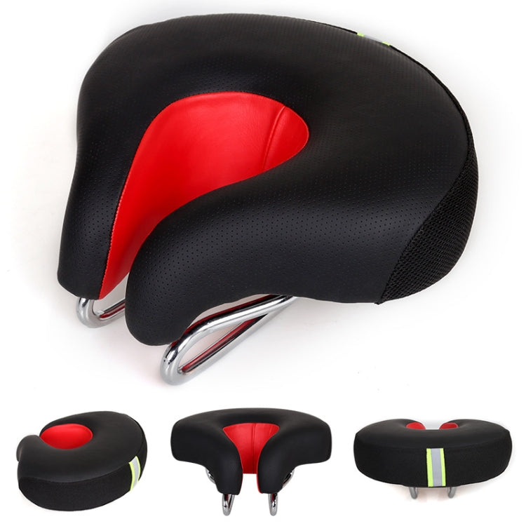 Unisex nasenloser Fahrradsattel für Mountainbike, weich und druckentlastend, ergonomisches Design für hohen Komfort.