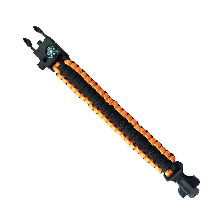 Robustes Survival-Armband für Herren & Damen, perfekt für Camping, Wandern und Outdoor-Abenteuer.