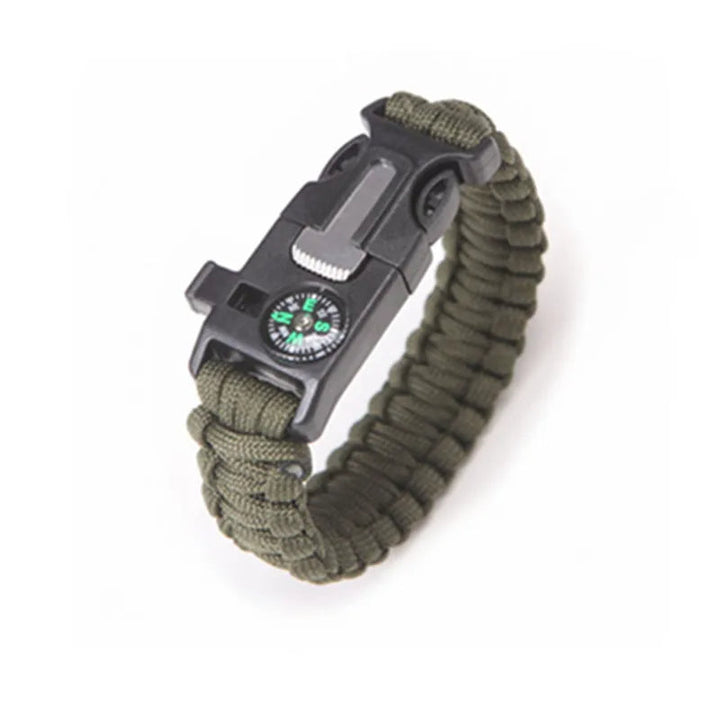 Ideales Outdoor-Geschenk: Notfall-Paracord-Armband für Abenteurer, ein Must-have Survival-Kit.