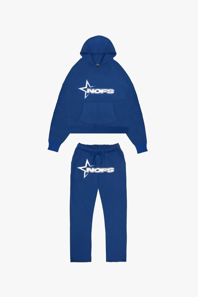 Bequemer Unisex Freizeitanzug mit Kapuze von Nova, perfekt für entspannte Tage oder Casual-Look im Alltag.