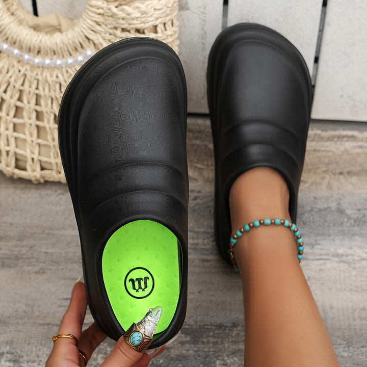 Robuste Unisex Arbeitsclogs, ideal für Pflege, Gastronomie. Orthopädische Komfortschuhe.