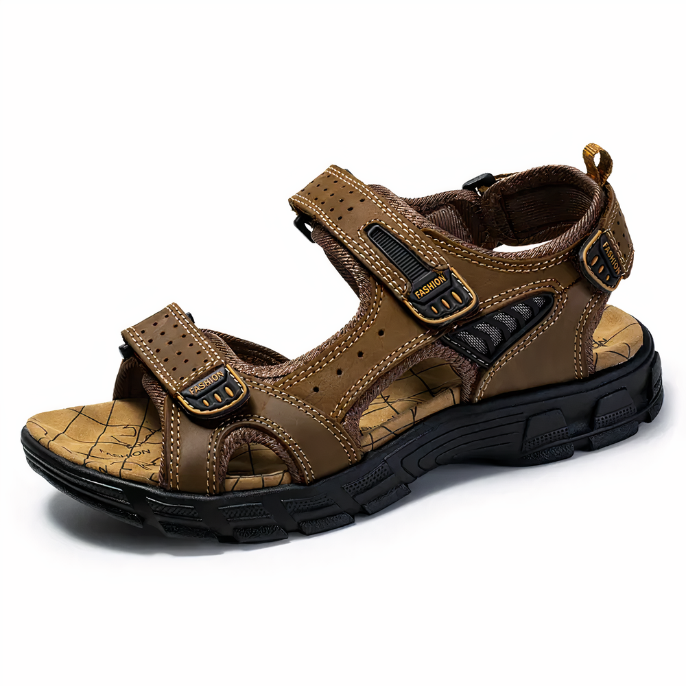 Bequeme orthopädische Unisex-Sandalen (Schwarz) mit ergonomischer Fußbettung für gesunde Füße & langanhaltenden Komfort.