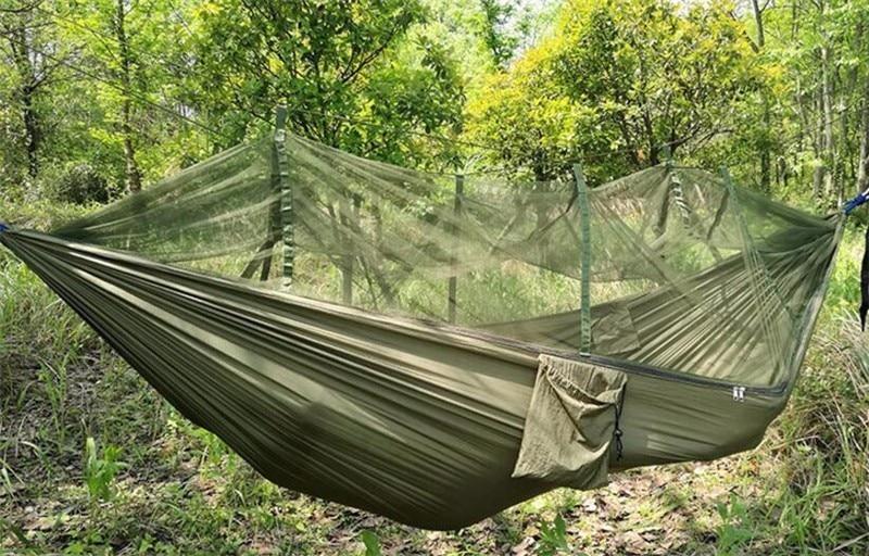 Moskitonetz-Hängematte für Outdoor, schützt effektiv vor Insekten, für 1-2 Personen.