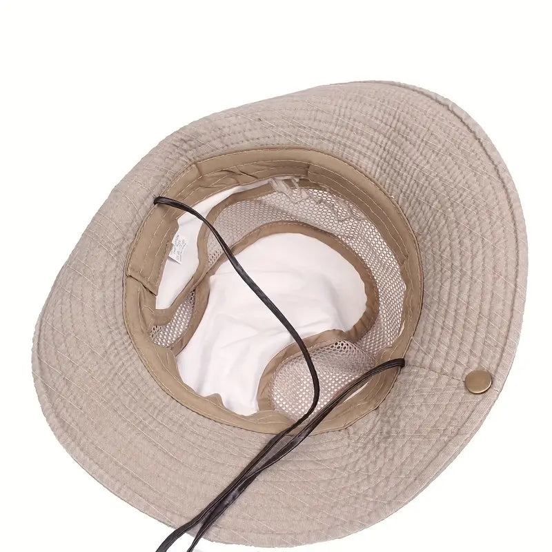 Faltbarer Unisex Sonnenhut mit breiter Krempe & UV-Schutz. Ideal für Reisen & Outdoor-Abenteuer.