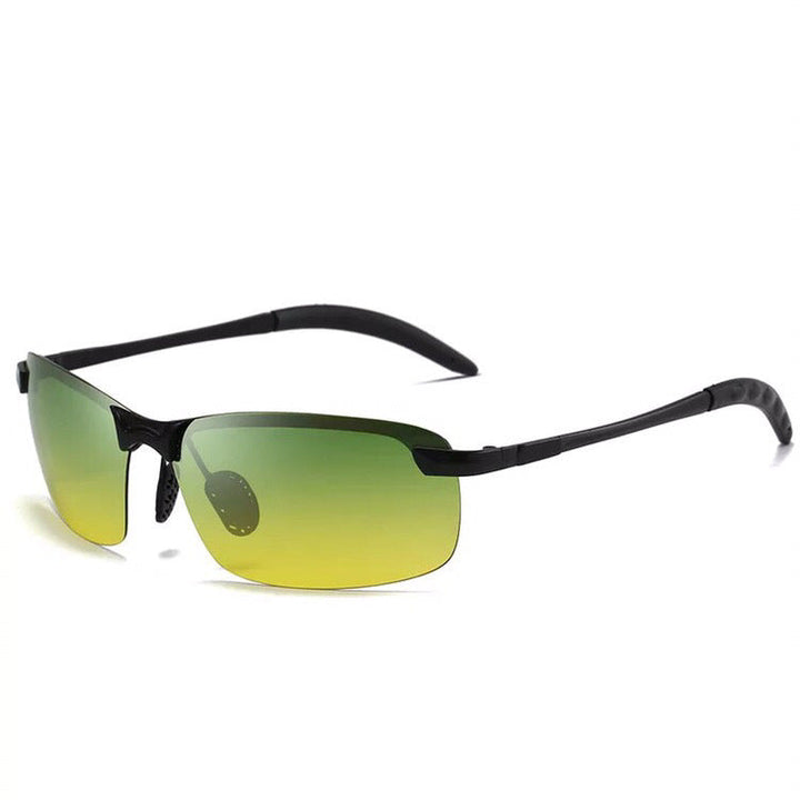 Vielseitige Tag-Nacht-Sonnenbrille, selbsttönend, polarisiert, UV400 Schutz, für Herren und Damen.