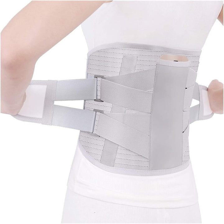 Unisex Rückenstützgürtel zur Schmerzlinderung bei Rückenschmerzen, Bandscheibe & Ischias. Haltungskorrektur.