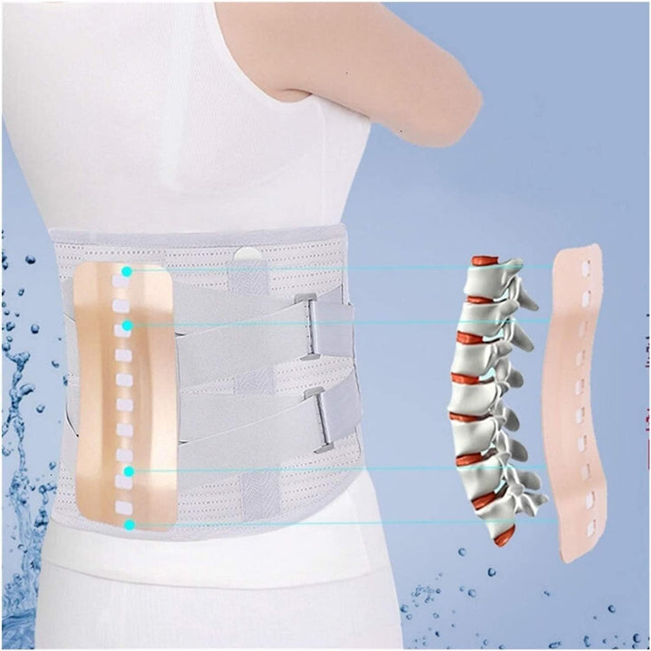 Ergonomischer Rückenstützgürtel für Damen & Herren zur Haltungskorrektur und Wirbelsäulenstütze. Komfortabel.
