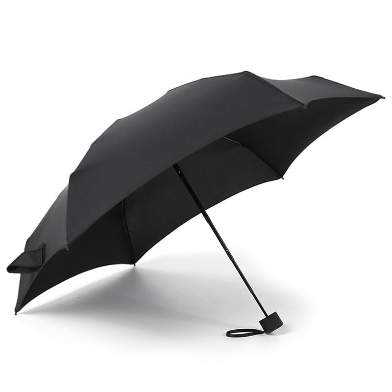 Unisex Reise-Faltschirm, kompakt & leicht für unterwegs, windfest & wasserdicht, mit UV-Schutzfunktion.