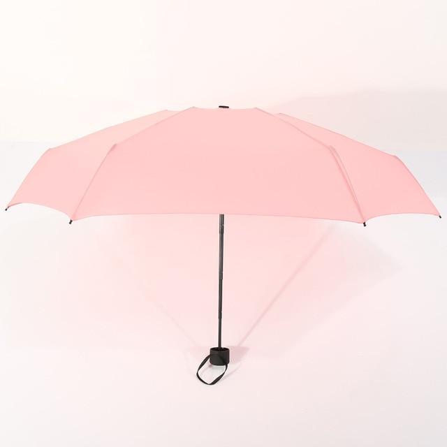 Unisex-Faltschirm für unterwegs, handlich, windfest, mit wasserdichter Beschichtung, zuverlässiger Begleiter.