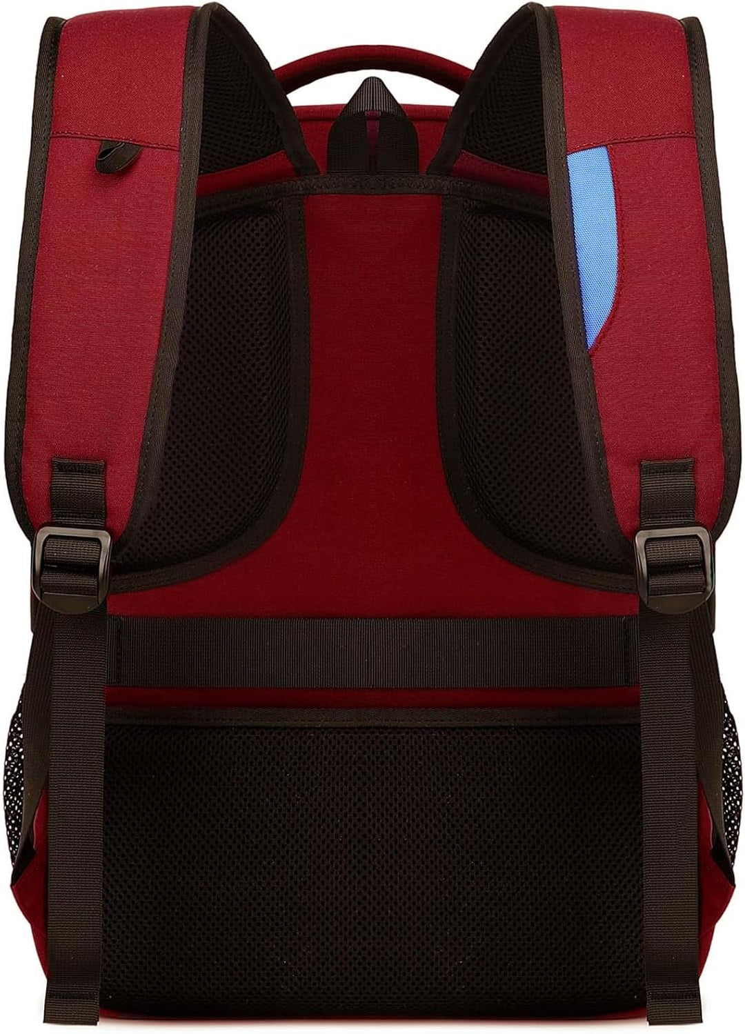 Geräumiger schwarzer Rucksack, unisex, mit Laptopfach & viel Stauraum.