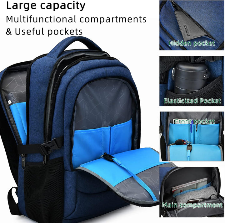 Praktischer Rucksack mit Laptopfach & Anti-Diebstahl-Schutz für Reisen & Pendeln.