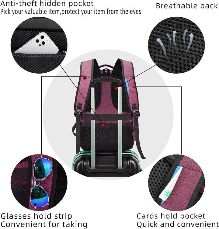 Geräumiger grauer Rucksack, unisex, mit Laptopfach & viel Stauraum.