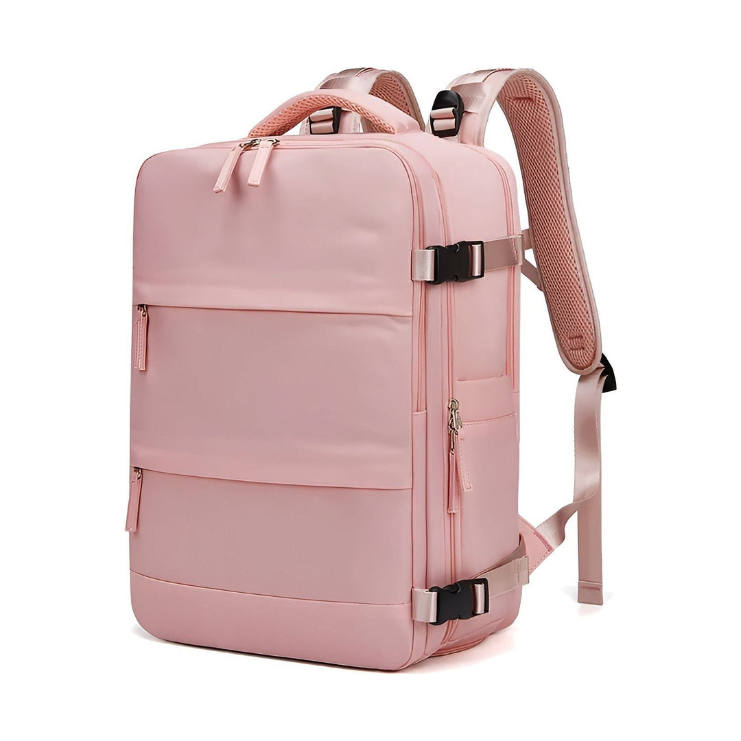 Stylischer, moderner Unisex Reise-Rucksack mit integriertem USB-Anschluss. Perfekt für Business & Alltag.