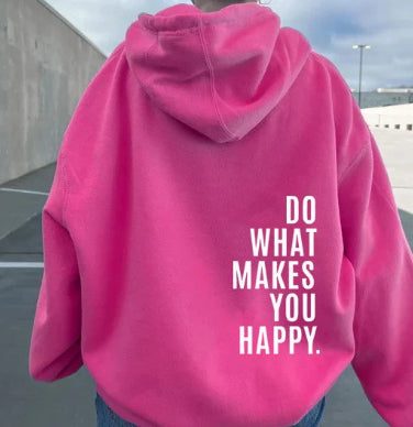 Hochwertiger Unisex Motivations-Hoodie "Dylan", locker geschnitten, für entspannten Komfort.
