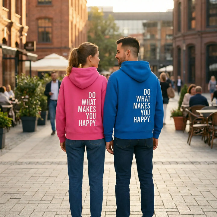 Unisex Relaxed Hoodie Dylan, schwarz mit einzigartigem Motiv, perfekt für Alltag & Freizeit, locker & bequem.