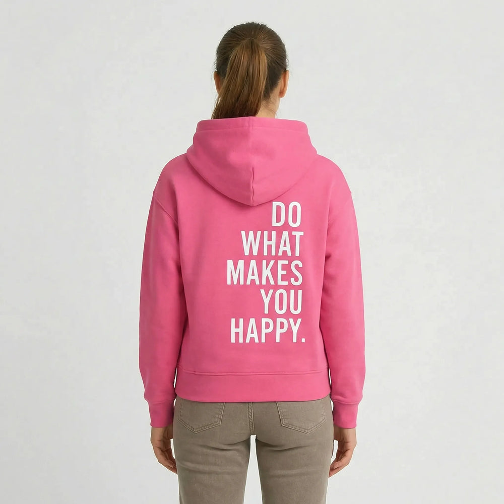 Farbenfroher Unisex Hoodie Dylan mit ausdrucksstarkem Motiv, locker geschnitten, ideal für entspannte Tage.