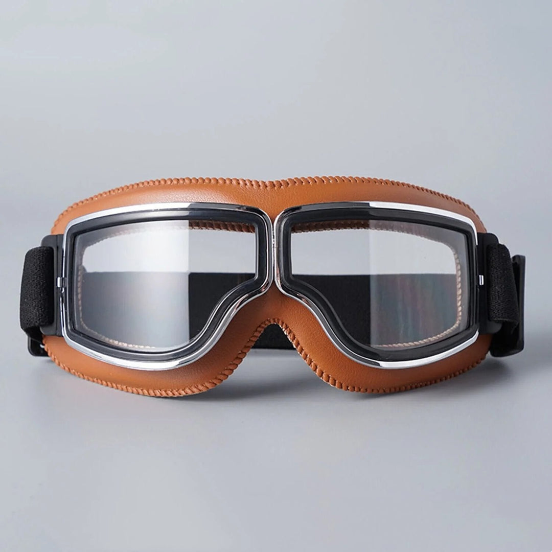 Verstellbares Band der Unisex Motorradbrille, stoßfest, UV-Schutz, für sicheren Halt.