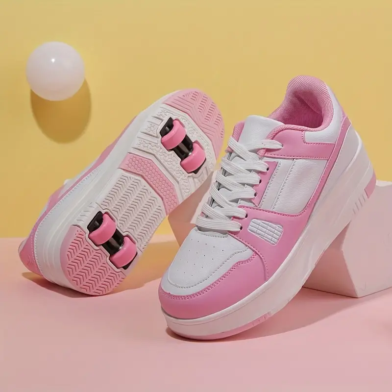 Unisex Rollschuhe mit abnehmbaren Rädern für Kinder und Jugendliche. Ideal für Outdoor-Abenteuer & Freizeit.