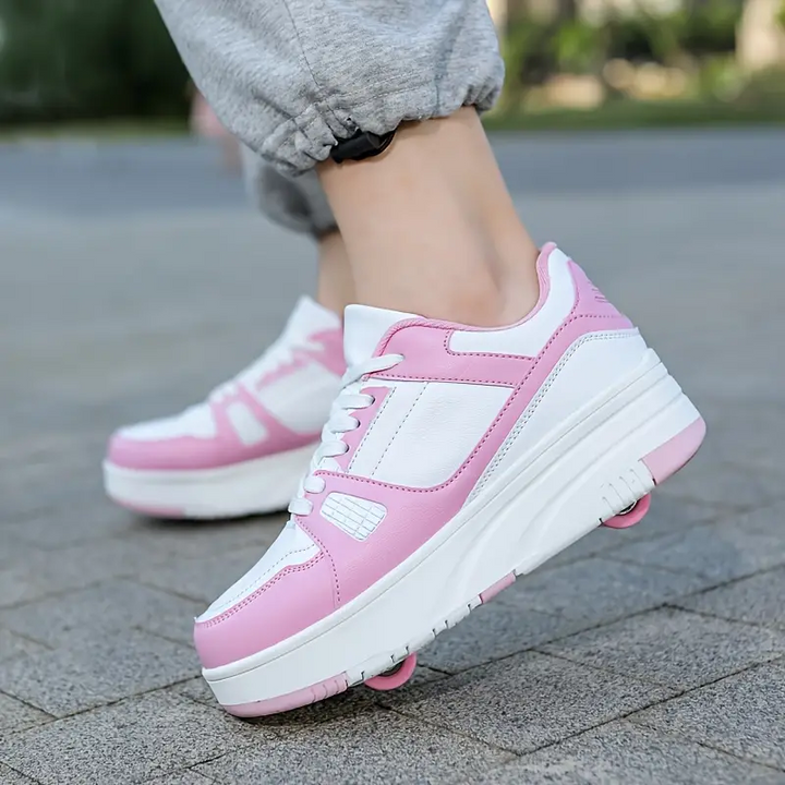 Unisex Rollschuhe für Fitness & Spass. Abnehmbare Räder machen sie zu vielseitigen Outdoor-Sneakers.