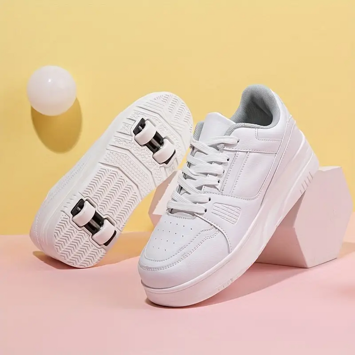 Aktive Kids geniessen Freizeit mit diesen stylischen Unisex Rollschuhen. Perfekt für Spass & Bewegung.