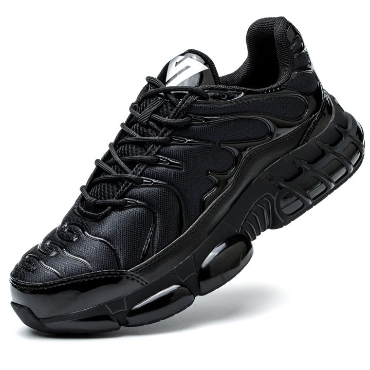 Robuste Unisex Schutzschuhe mit Stahlkappe für Arbeit. Ganzjährig nutzbar, bieten Schutz & bequeme Passform.