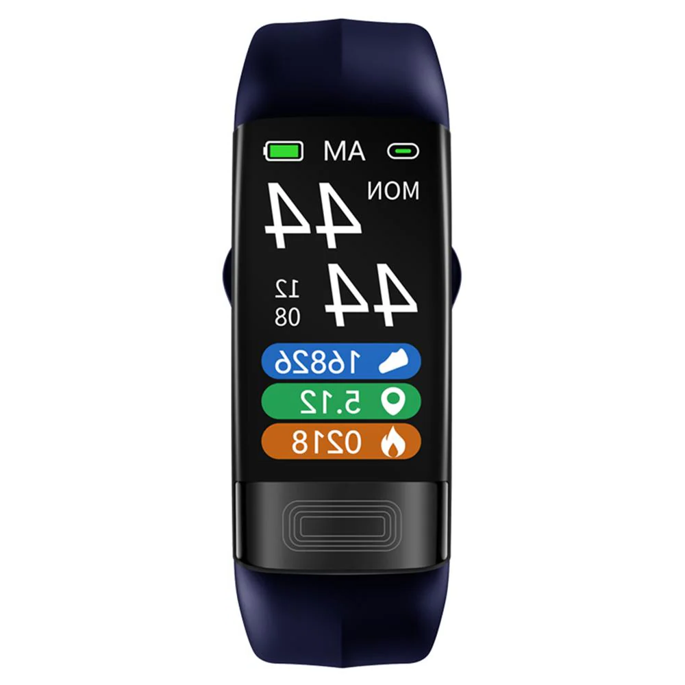 Modernes Unisex Smart-Armband: EKG, Herzfrequenz, Blutdruck- & Schlaftracker. Wasserdichter Fitness-Wearable.
