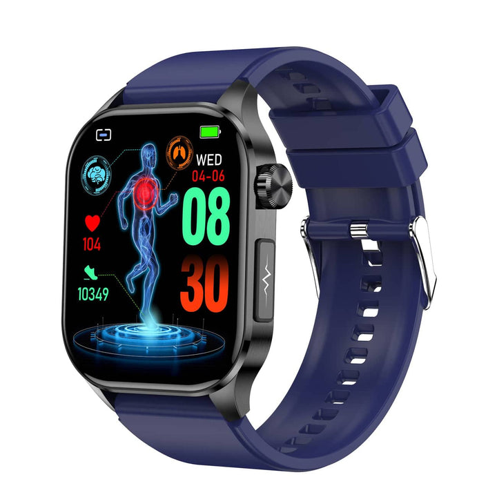 Unisex Smartwatch: EKG, Herzfrequenz & Blutdruck Messung. Aktivitätstracker für Fitness & Gesundheit.