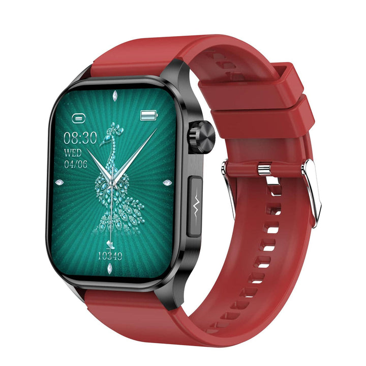Smartwatch für Datenüberwachung. Unisex Wearable mit EKG, Herzfrequenz- & Blutdruck-Sensoren.