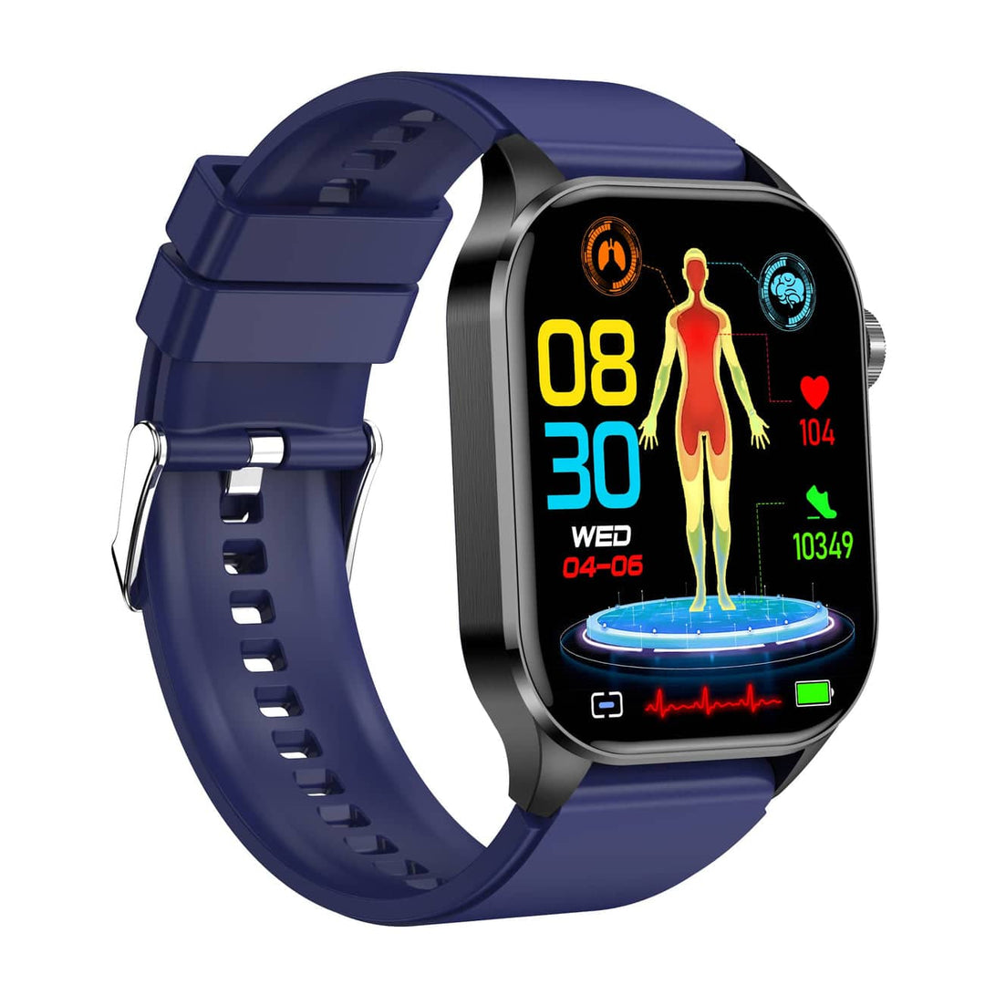 Unisex Wearable mit erweiterten Gesundheitsfunktionen. Überwacht Herzfrequenz, EKG & Blutdruck 24/7.
