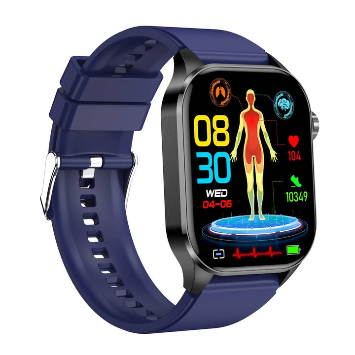 Unisex Wearable mit erweiterten Gesundheitsfunktionen. Überwacht Herzfrequenz, EKG & Blutdruck 24/7.