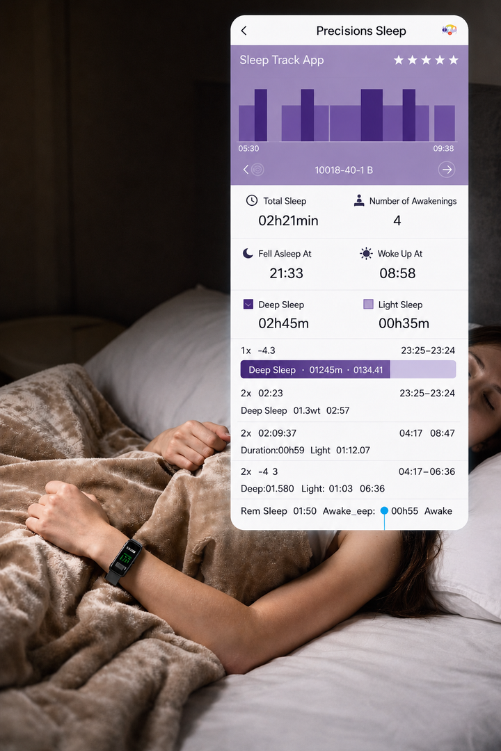 Unisex Smartwatch am Arm beim Joggen. Sportuhr mit Herzfrequenzmessung und Aktivitätstracker.