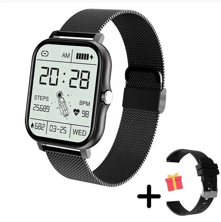 Gesundheitstracker Smartwatch für präzises Herzfrequenz-, Schlaf- und Aktivitätstracking bei Männern & Frauen.