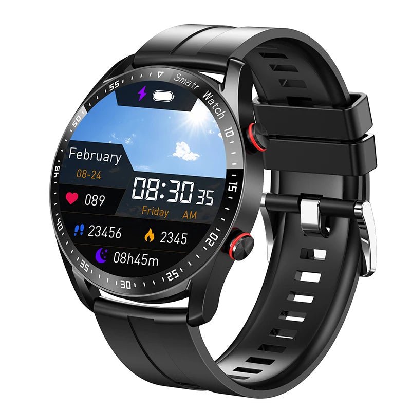 Stylische Unisex Smartwatch als vielseitiges Wearable mit Aktivitätstracker und Schlafmonitor.