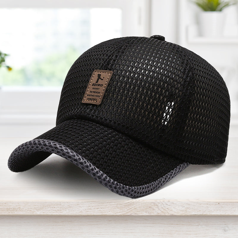 Unisex Sommer Baseballmütze, atmungsaktiv & schnelltrocknend. Perfekt für Outdoor-Sport und Freizeit.
