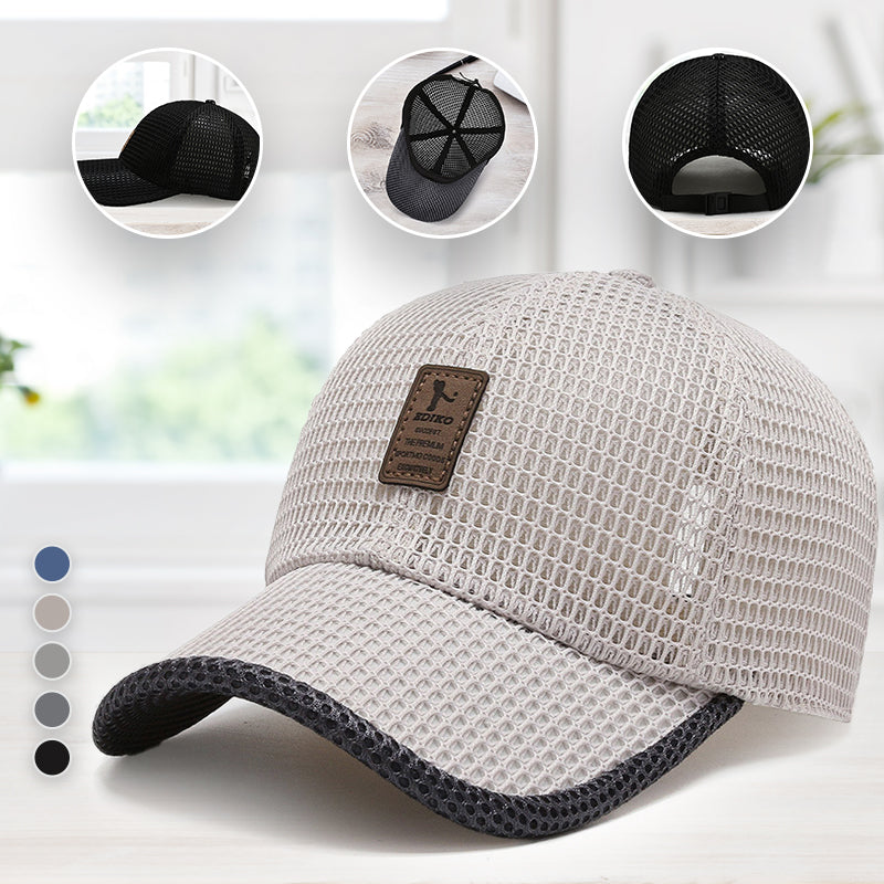 Sportliche Sommermütze mit UV-Schutz, verstellbar. Ideal als Outdoorkappe für Damen und Herren.