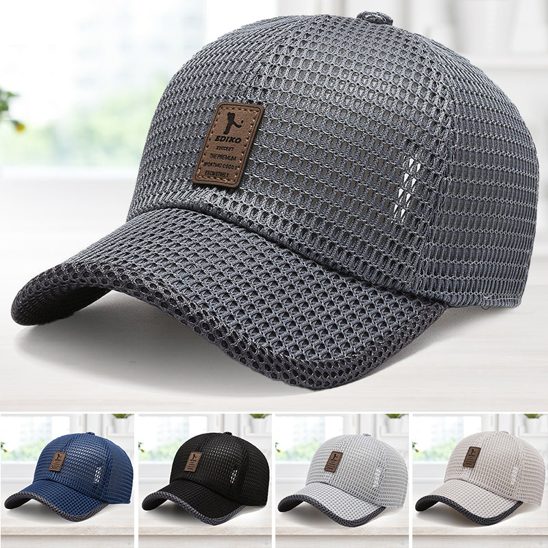 Leichte & atmungsaktive Baseballkappe, schnelltrocknend. Perfekt als Sportmütze für Laufen & Wandern.