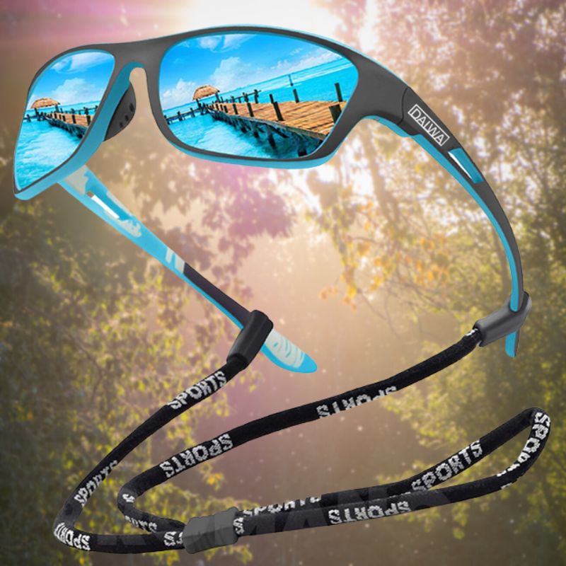 Robuste Unisex Sport-Sonnenbrille, kratzfest & wasserabweisend. Bietet optimalen UV-Schutz beim Radfahren.