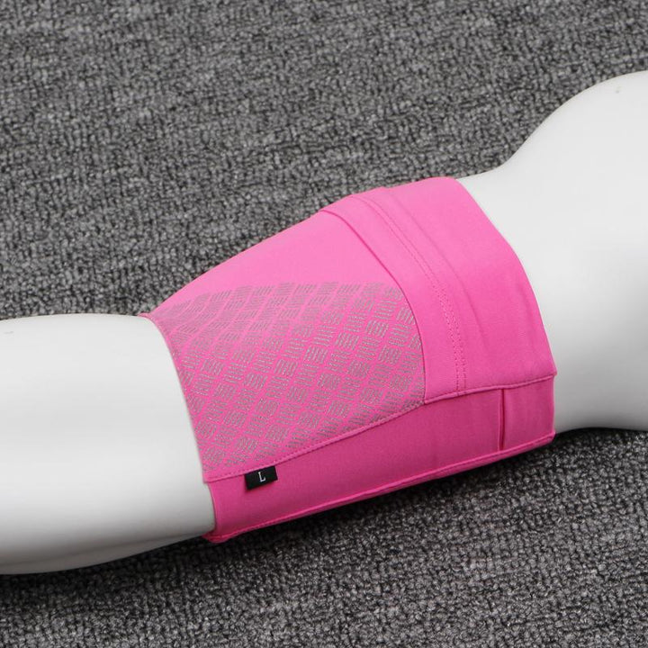 Verstellbares Unisex Sportarmband mit Handyhalterung. Ideal für Laufen, Gym und Outdoor-Sportaktivitäten.