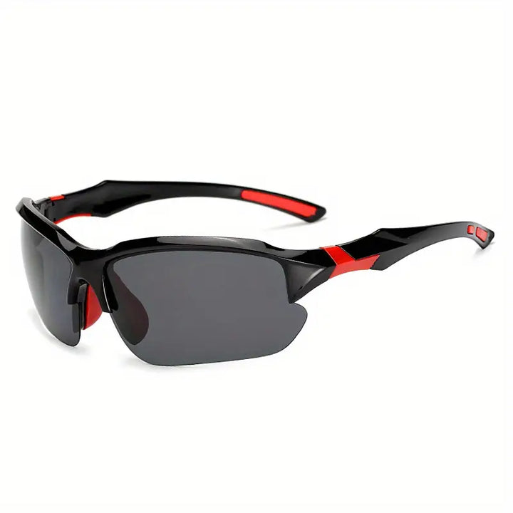 Sportliche Unisex Sonnenbrille mit polarisiertem UV-Schutz. Optimal für Outdoor-Sport, Radfahren & Laufen.