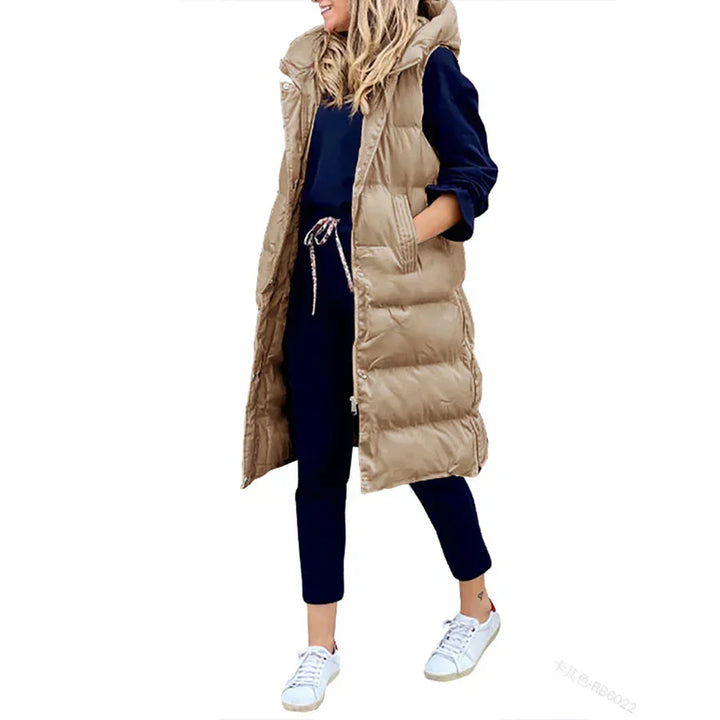 Hochwertige ärmellose Steppweste, strapazierfähig & wärmeisolierend. Perfekt für Outdoor & Layering.