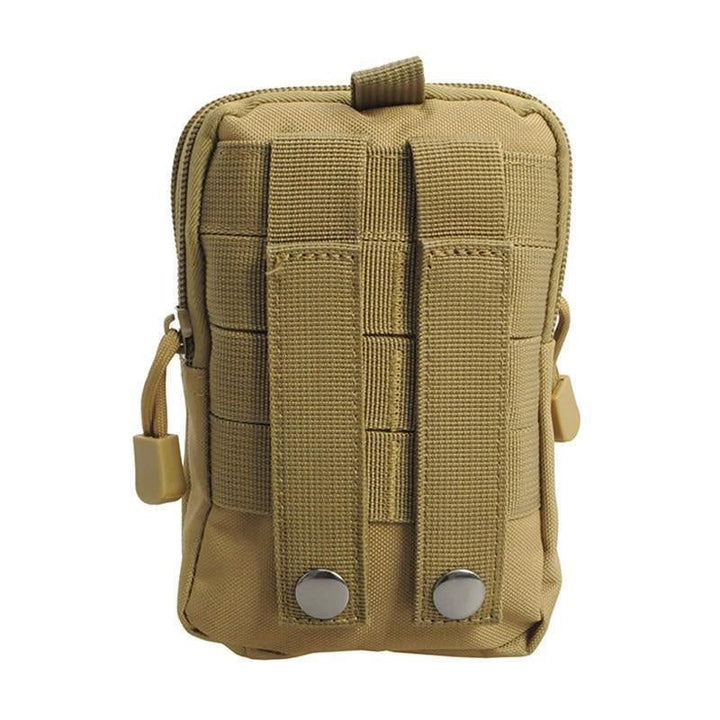 Vielseitige taktische Molle Hüfttasche mit Zusatztaschen für Outdoor-Zubehör, ideal als Angeltasche & Reisebegleiter.