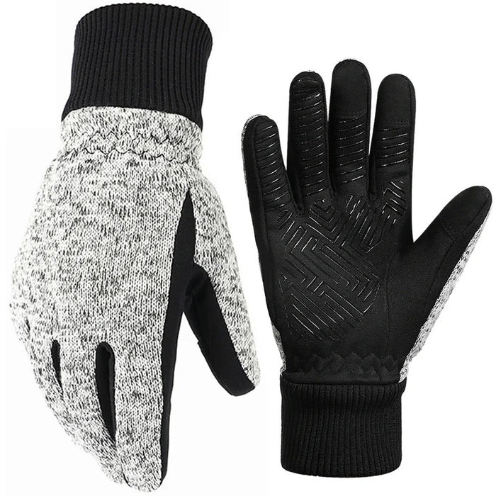 Die lange Stulpe der ThermoFit Unisex Winterhandschuhe schützt Handgelenk vor Kälte & Wind beim Sport.