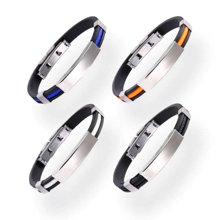 Stylisches Unisex Titan Detox Armband, unterstützt Wohlbefinden, Entgiftung & gute Durchblutung.
