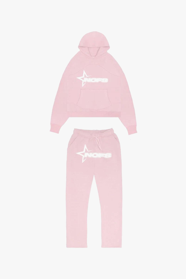 Gemakkelijk draagbaar unisex Nova trainingspak, comfortabele outfit met capuchon voor dagelijks gebruik.