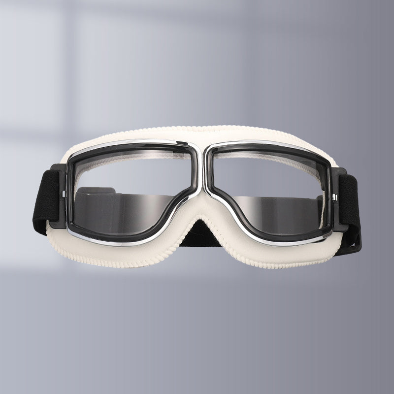 Retro Motorradbrille, unisex, schützt vor Wind, Staub und UV-Strahlen beim Fahren, klassisch.