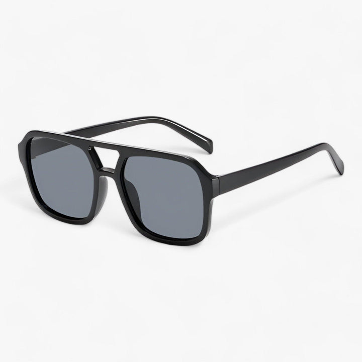 Unisex Vintage Oversized Sonnenbrille mit eckigem Rahmen und UV-Schutz, ideal für Sommer & Strand.