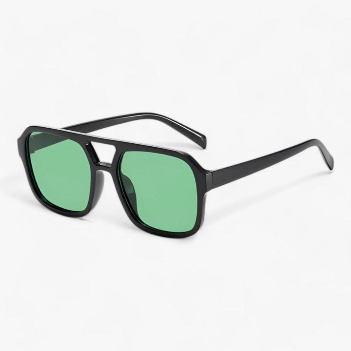 Retro Oversized Sonnenbrille eckig, unisex, für Damen & Herren, modisch & stilvoll im Vintage-Look.